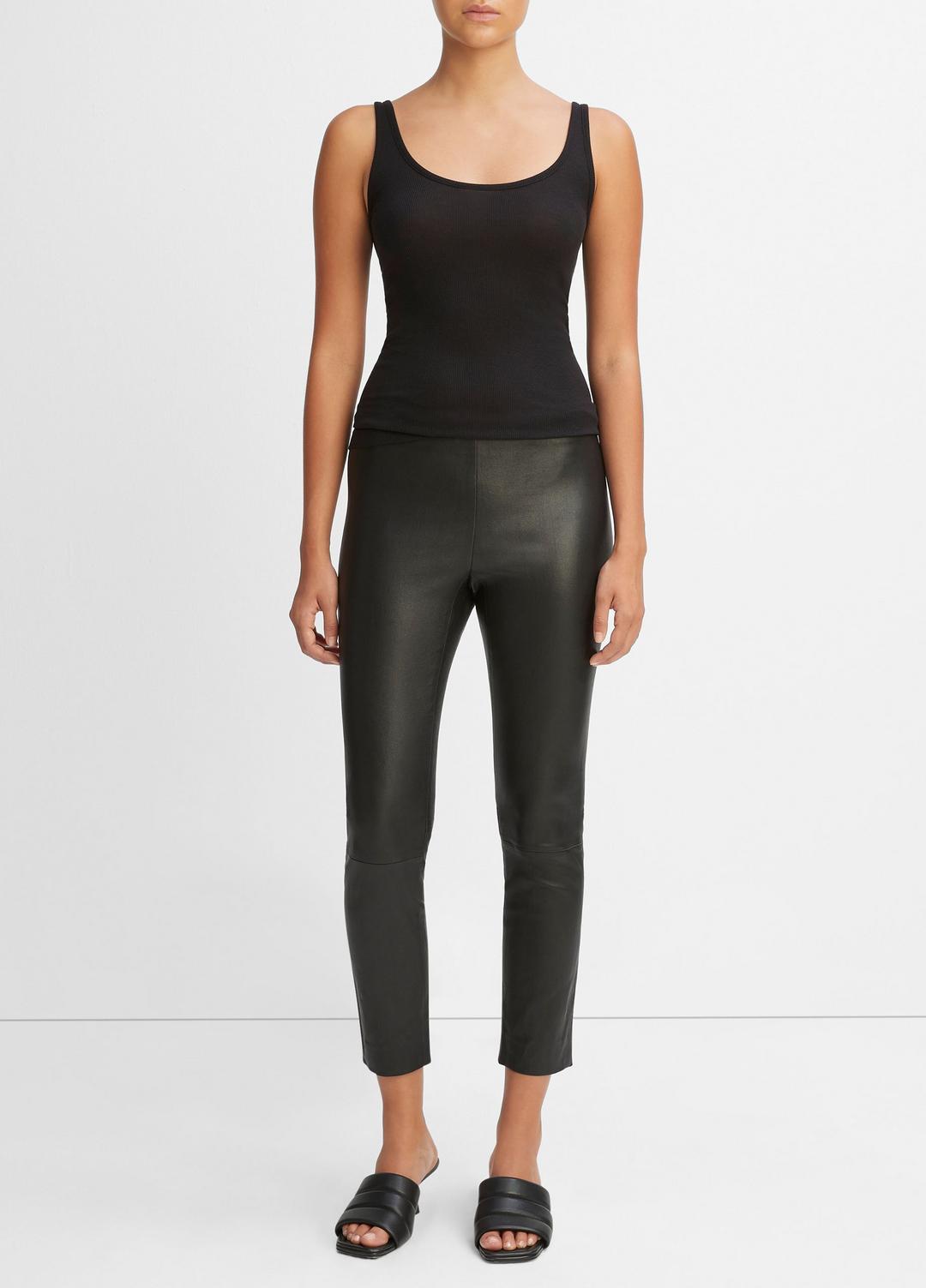 VINCE Women Leather Legging in Leggings