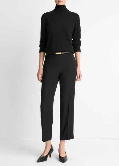 VINCE Women Crepe Tapered Pull-On Pant in Trousers