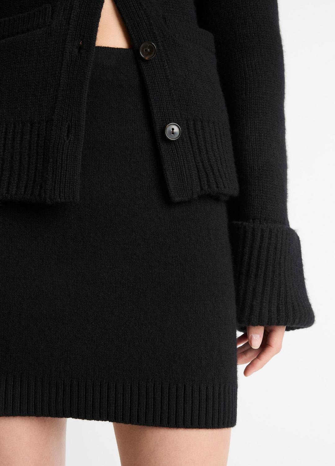 VINCE Women Double-Face Wool & Cashmere-Blend Mini Skirt in Skirts
