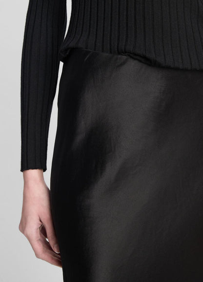 VINCE Women Satin Maxi Skirt in Skirts