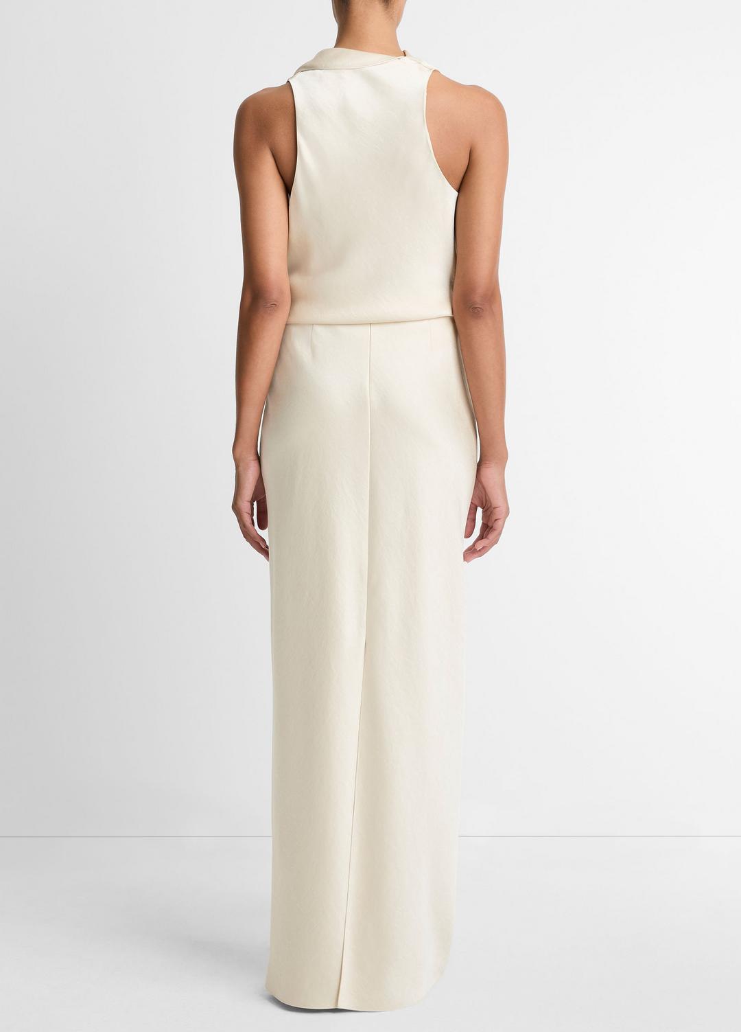 VINCE Women Satin Bias Column Skirt in Skirts