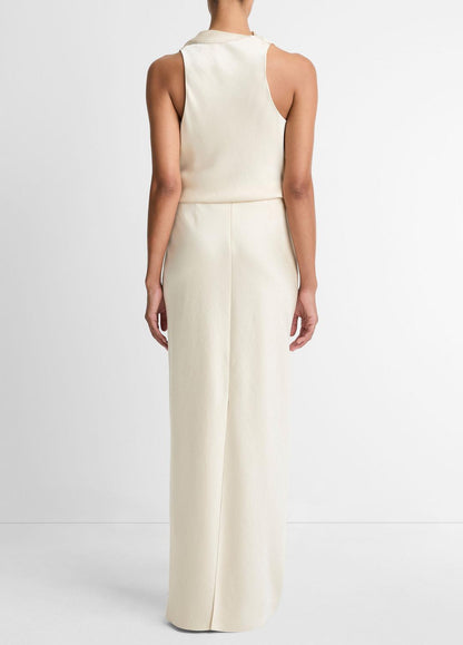 VINCE Women Satin Bias Column Skirt in Skirts