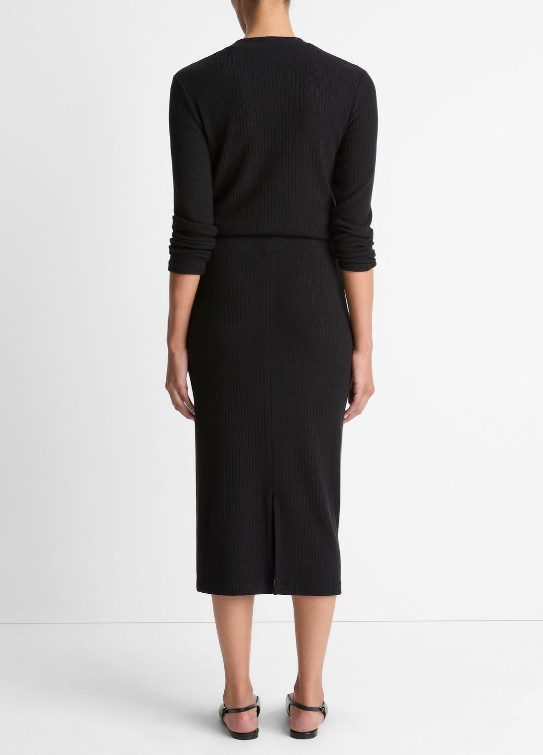 VINCE Women Cozy Rib Midi Skirt in Skirts