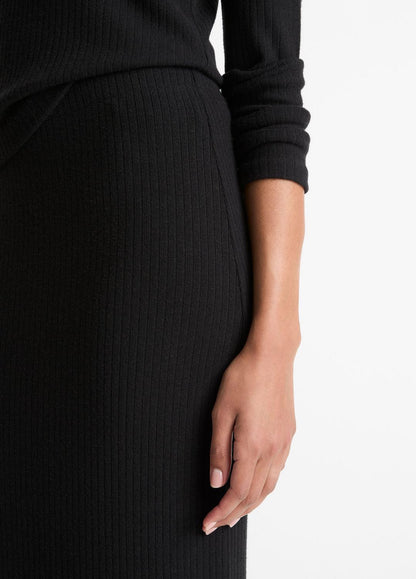 VINCE Women Cozy Rib Midi Skirt in Skirts