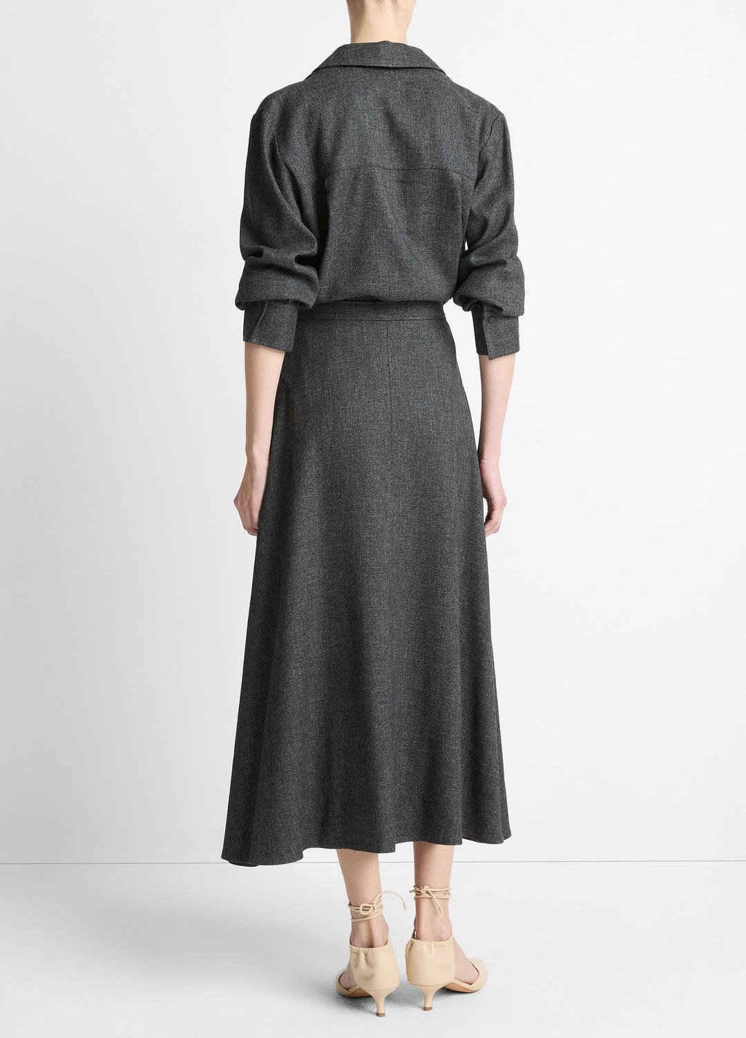 VINCE Women Italian Jaspe Full Skirt in Skirts