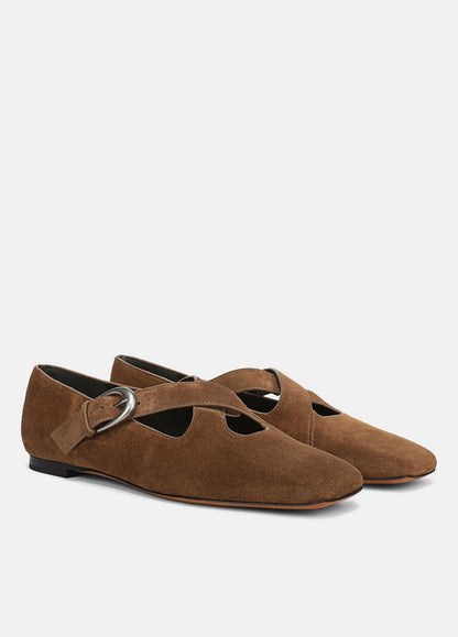 VINCE Women Cici Suede Flat in Loafers & Flats