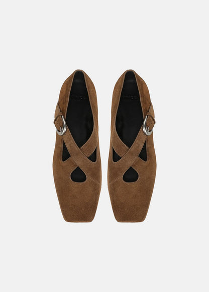 VINCE Women Cici Suede Flat in Loafers & Flats