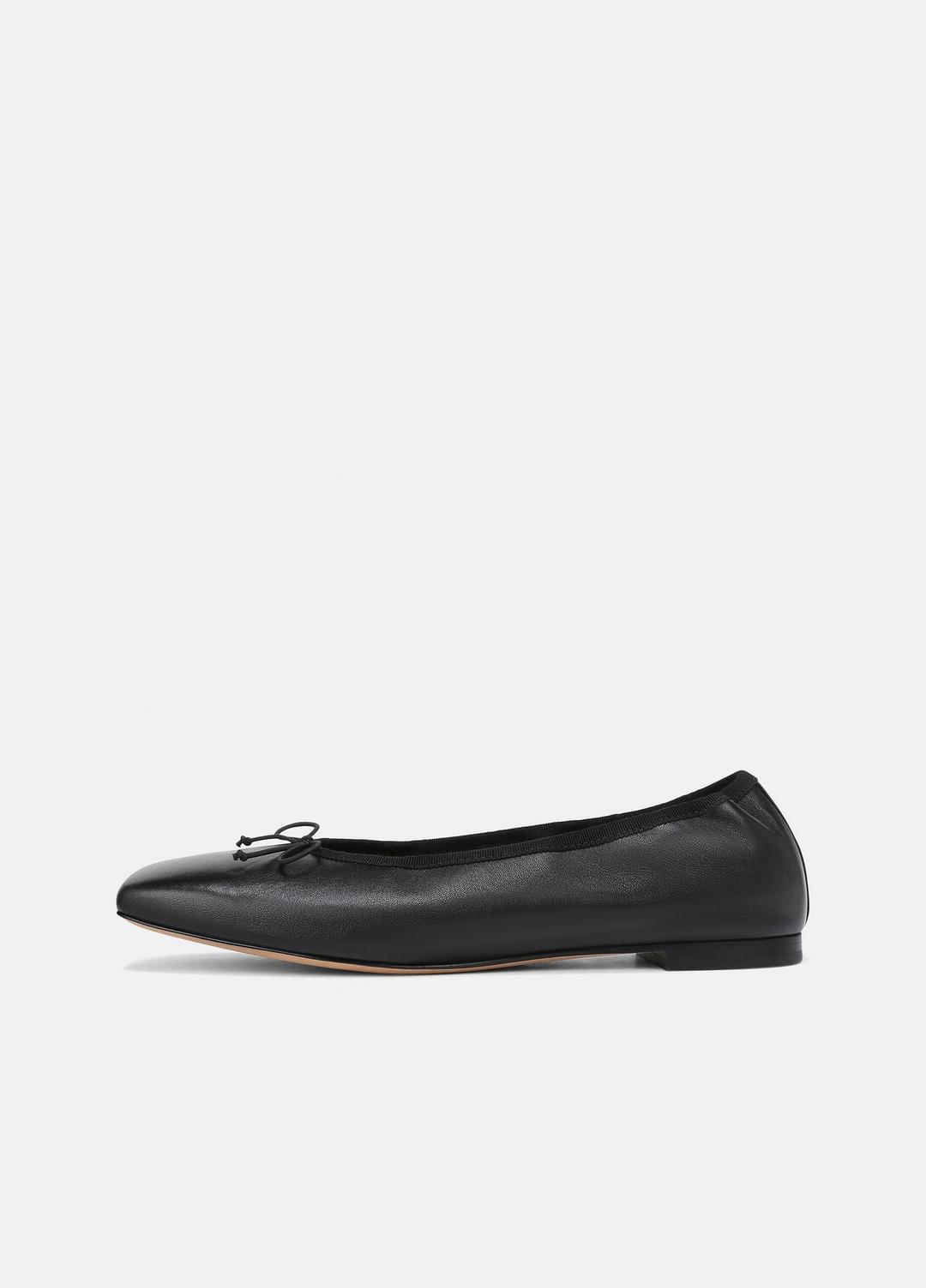 VINCE Women Darla Leather Ballet Flat in Loafers & Flats