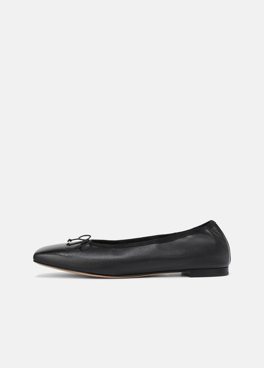 VINCE Women Darla Leather Ballet Flat in Loafers & Flats