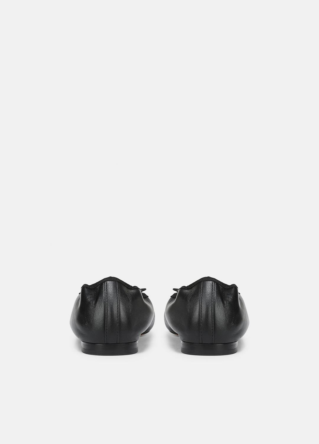 VINCE Women Darla Leather Ballet Flat in Loafers & Flats