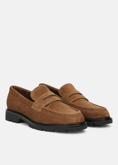 VINCE Women Siena Suede Lug-Sole Loafer in Loafers & Flats