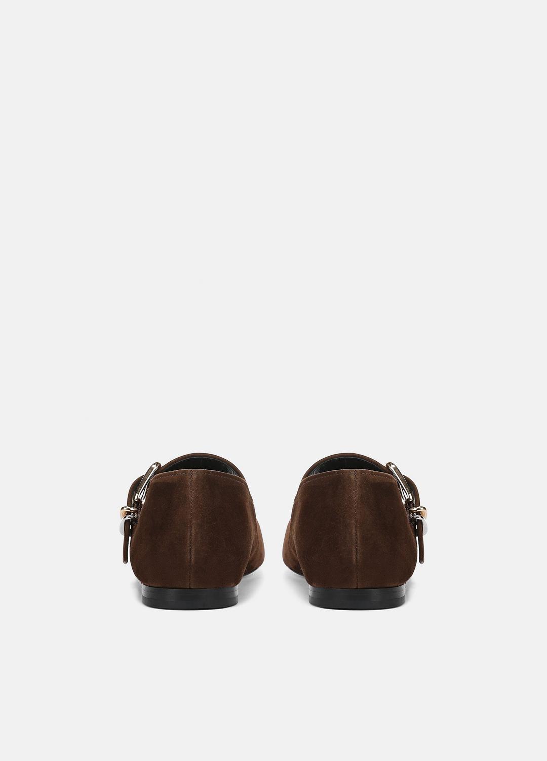 VINCE Women Daniela Suede Mary Jane Flat in Loafers & Flats
