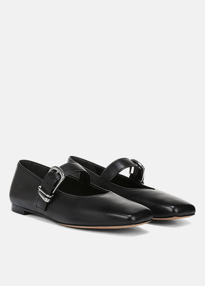VINCE Women Daniela Leather Mary Jane Flat in Loafers & Flats