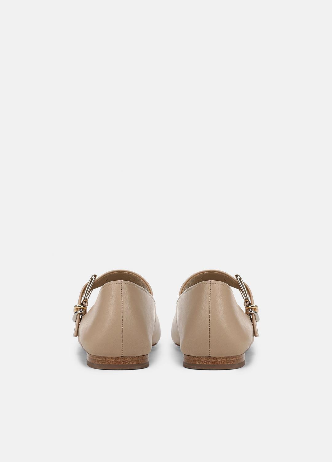 VINCE Women Daniela Leather Mary Jane Flat in Loafers & Flats