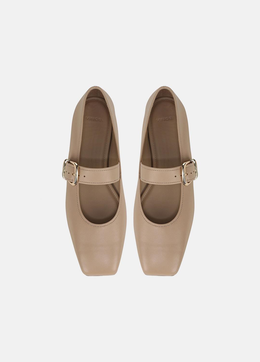 VINCE Women Daniela Leather Mary Jane Flat in Loafers & Flats