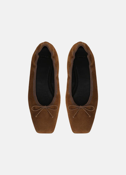 VINCE Women Darla Suede Ballet Flat in Loafers & Flats