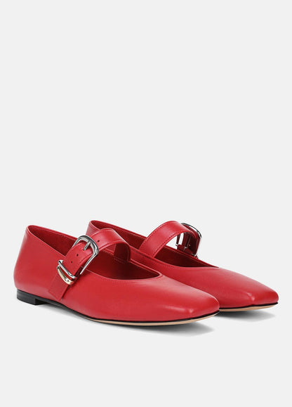 VINCE Women Daniela Leather Mary Jane Flat in Loafers & Flats