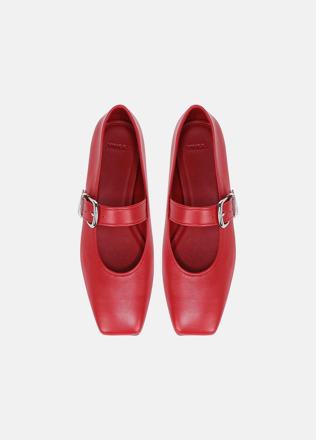 VINCE Women Daniela Leather Mary Jane Flat in Loafers & Flats