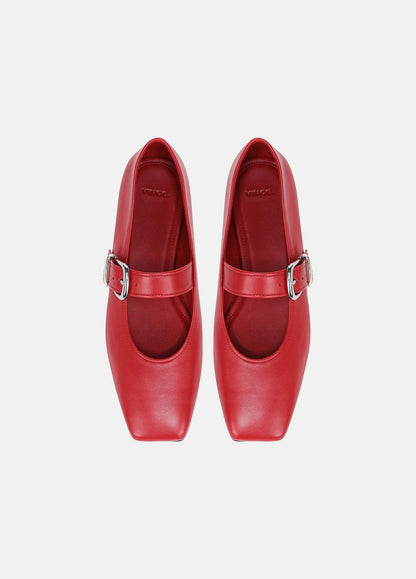 VINCE Women Daniela Leather Mary Jane Flat in Loafers & Flats