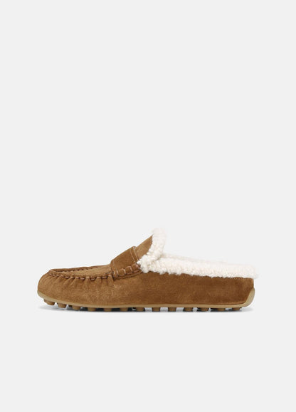 VINCE Women Berkley Shearling Driving Mule in Loafers & Flats