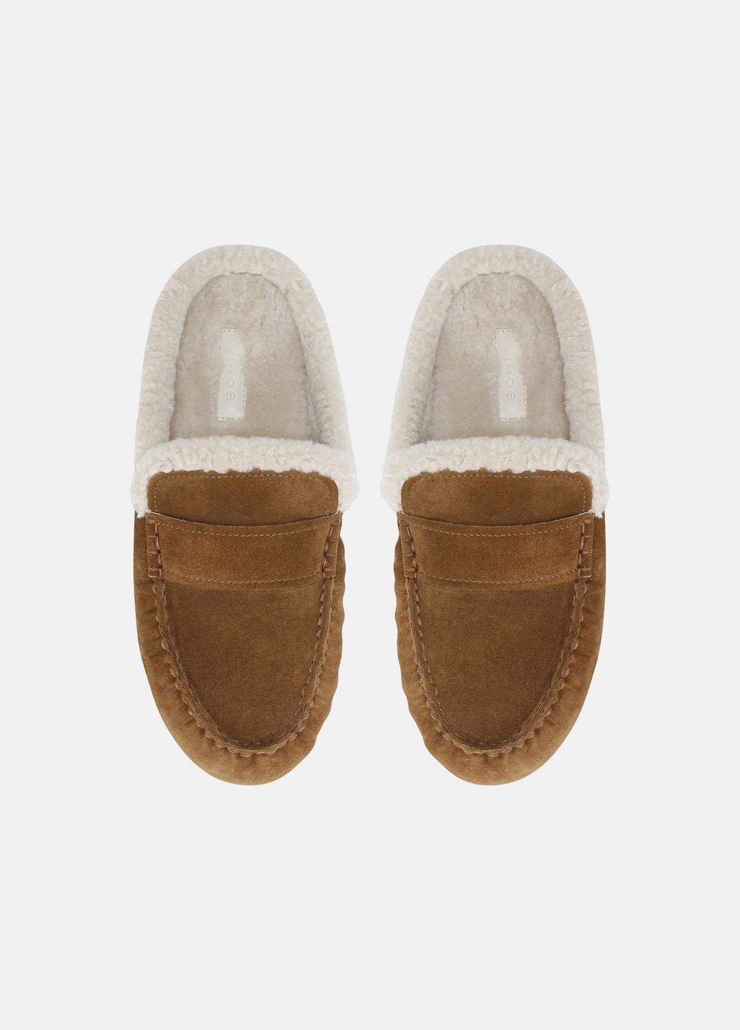 VINCE Women Berkley Shearling Driving Mule in Loafers & Flats