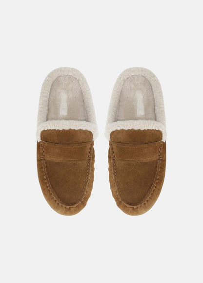 VINCE Women Berkley Shearling Driving Mule in Loafers & Flats