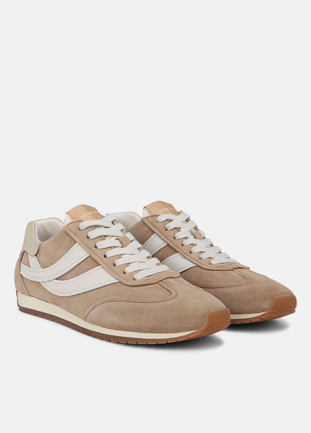 VINCE Women Oasis Suede and Leather Runner Sneaker in Sneakers