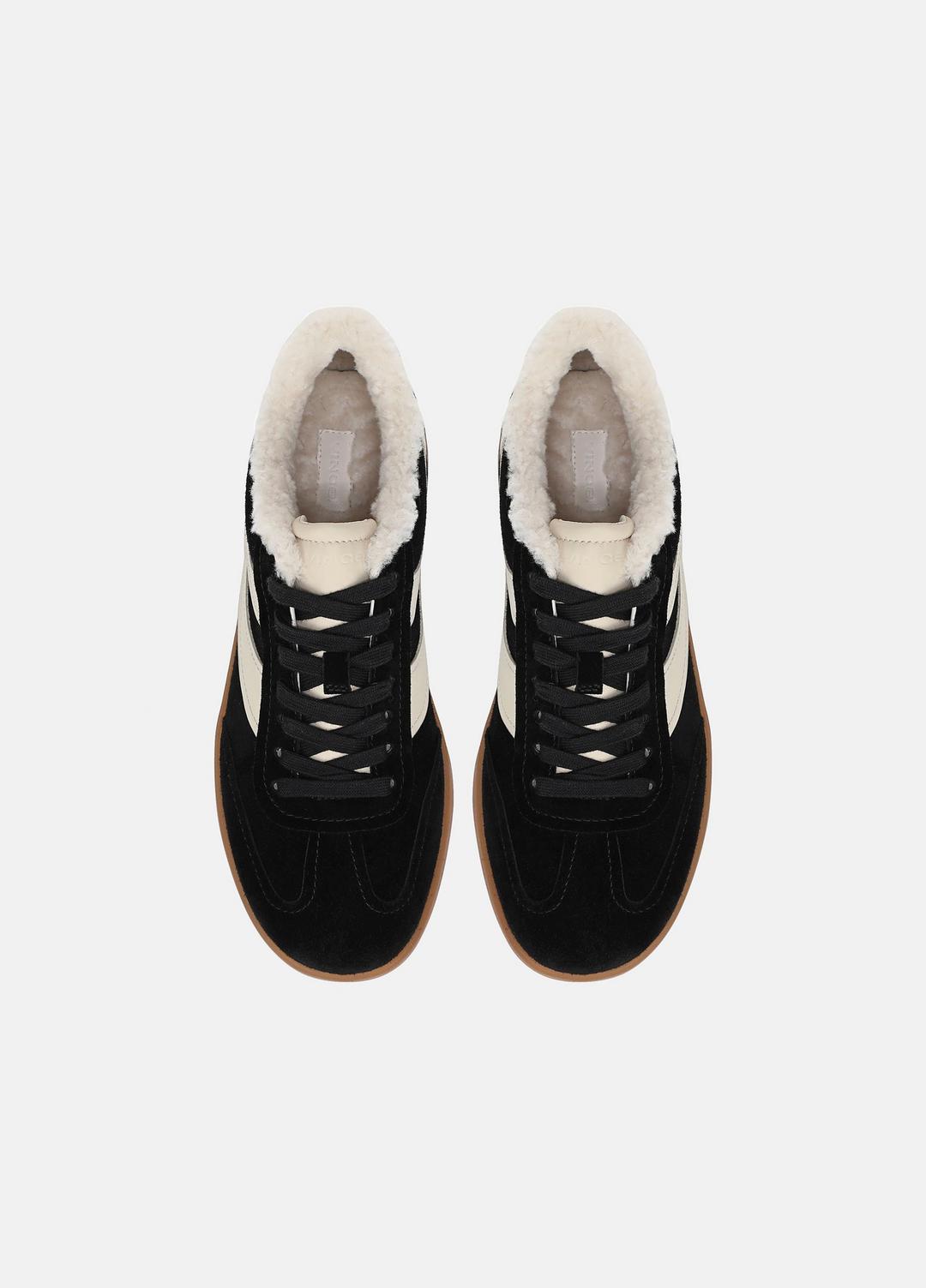 VINCE Women Oasis Suede & Shearling Sneaker in Sneakers