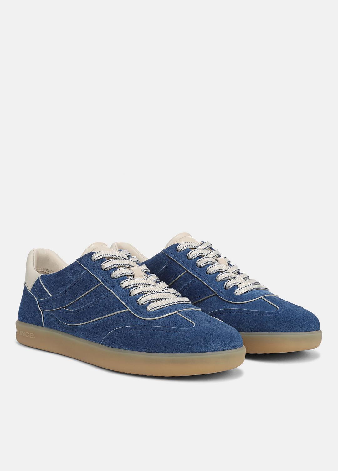 VINCE Women Oasis Contrast-Edge Suede Sneaker in Sneakers