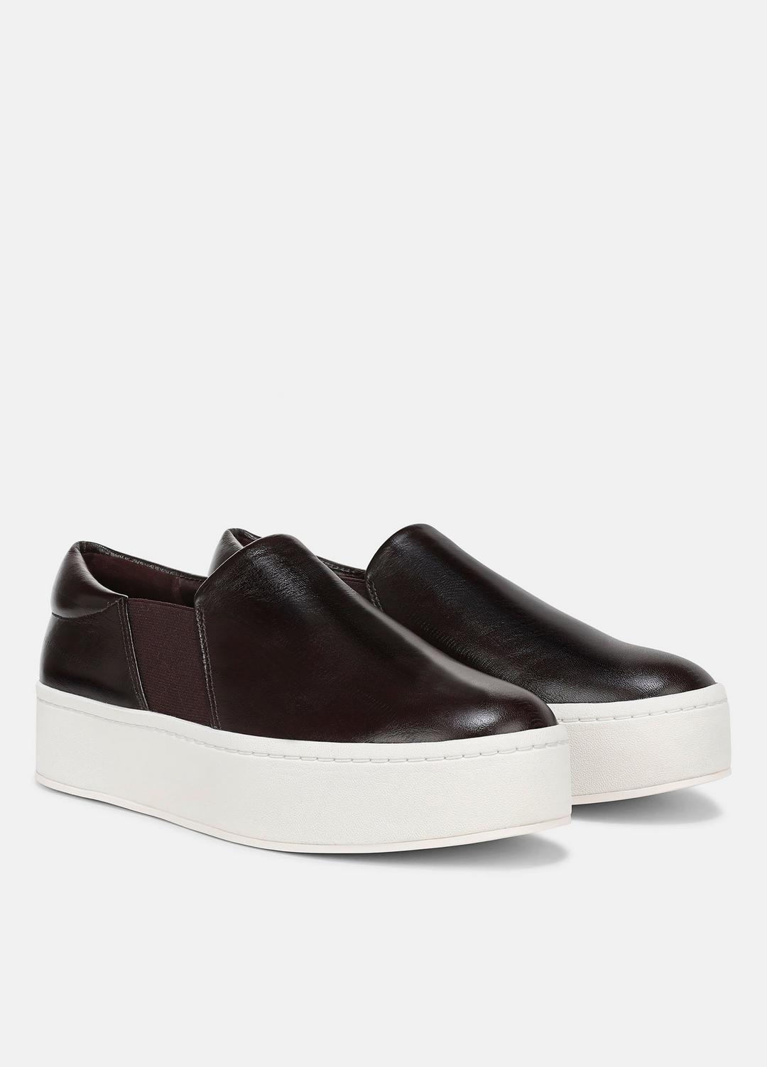 VINCE Women Warren Leather Sneaker in Sneakers