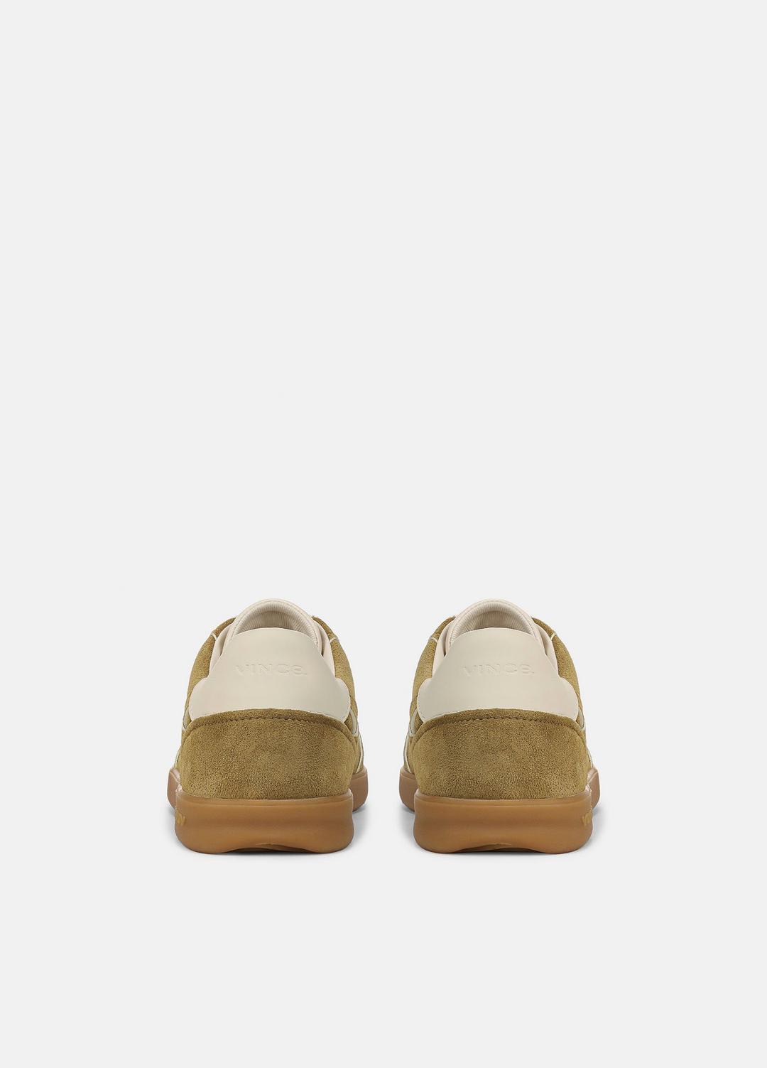 VINCE Women Oasis Contrast-Edge Suede Sneaker in Sneakers