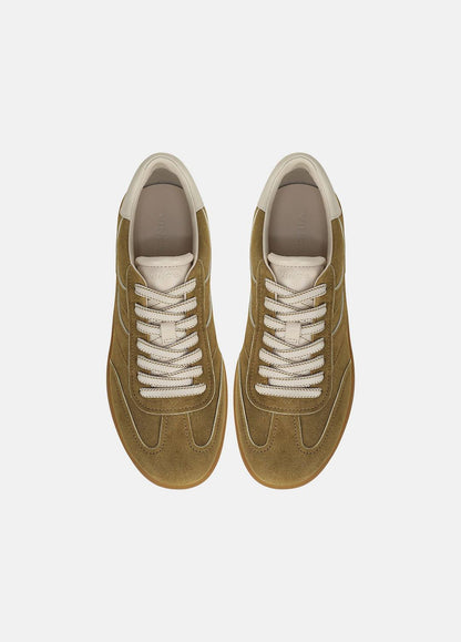 VINCE Women Oasis Contrast-Edge Suede Sneaker in Sneakers