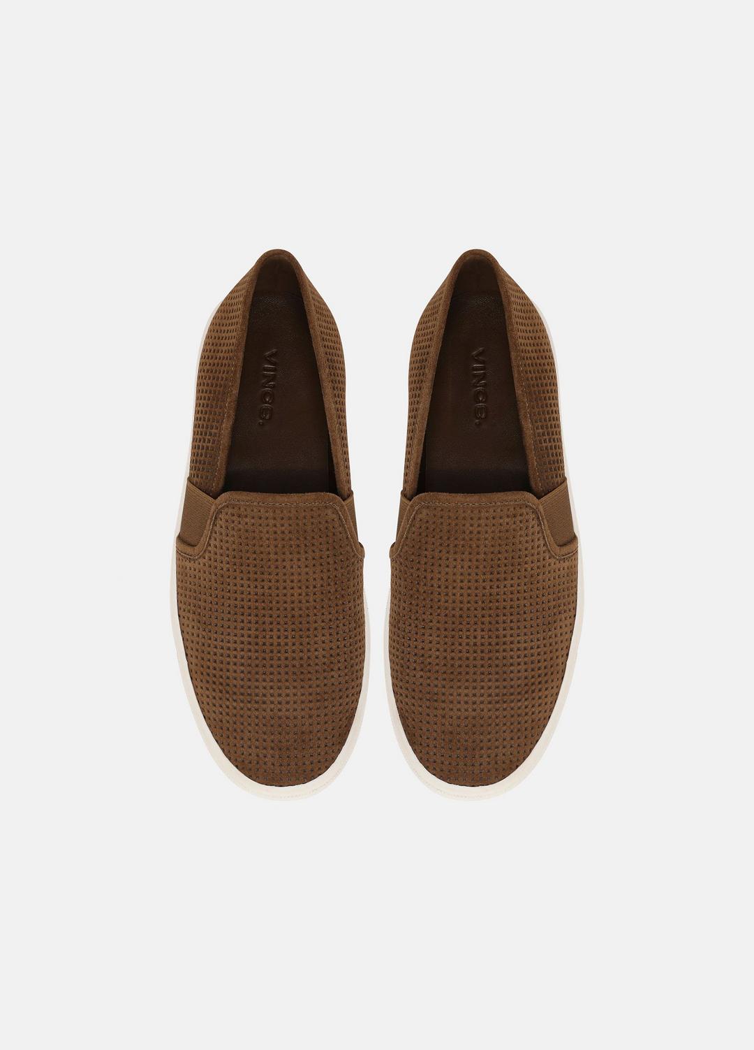 VINCE Women Blair Perforated Suede Sneaker in Sneakers