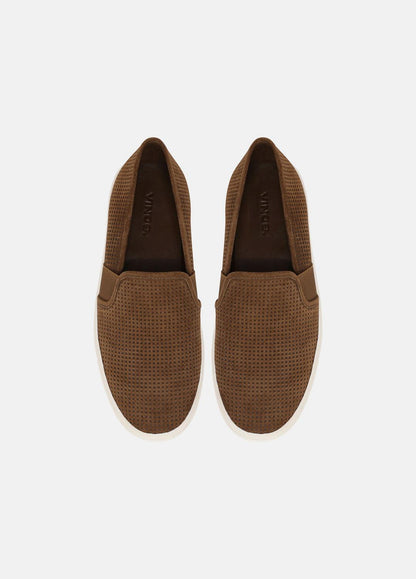 VINCE Women Blair Perforated Suede Sneaker in Sneakers