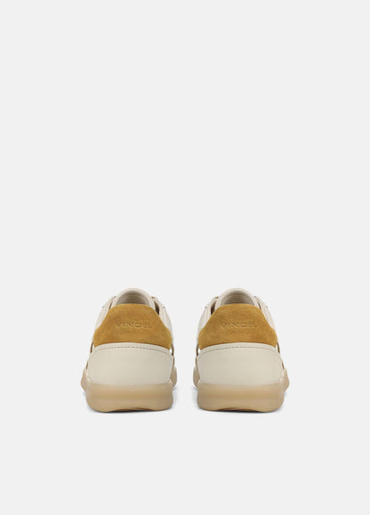 VINCE Women Oasis Contrast-Edge Leather & Suede Sneaker in Sneakers