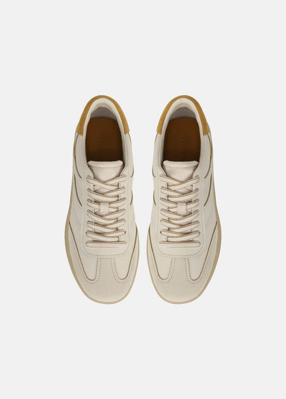 VINCE Women Oasis Contrast-Edge Leather & Suede Sneaker in Sneakers