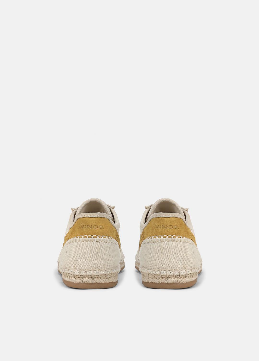 VINCE Women Oasis Linen & Leather Espadrille Sneaker in Sneakers