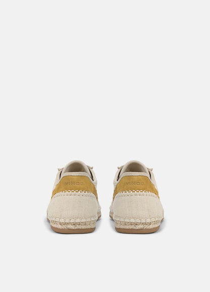 VINCE Women Oasis Linen & Leather Espadrille Sneaker in Sneakers