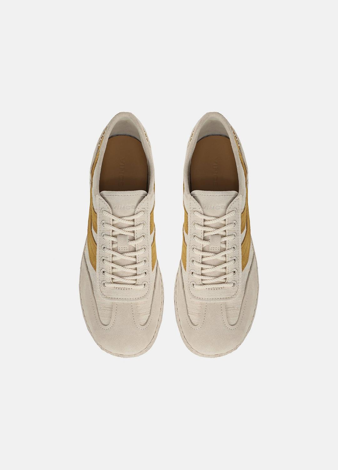 VINCE Women Oasis Linen & Leather Espadrille Sneaker in Sneakers
