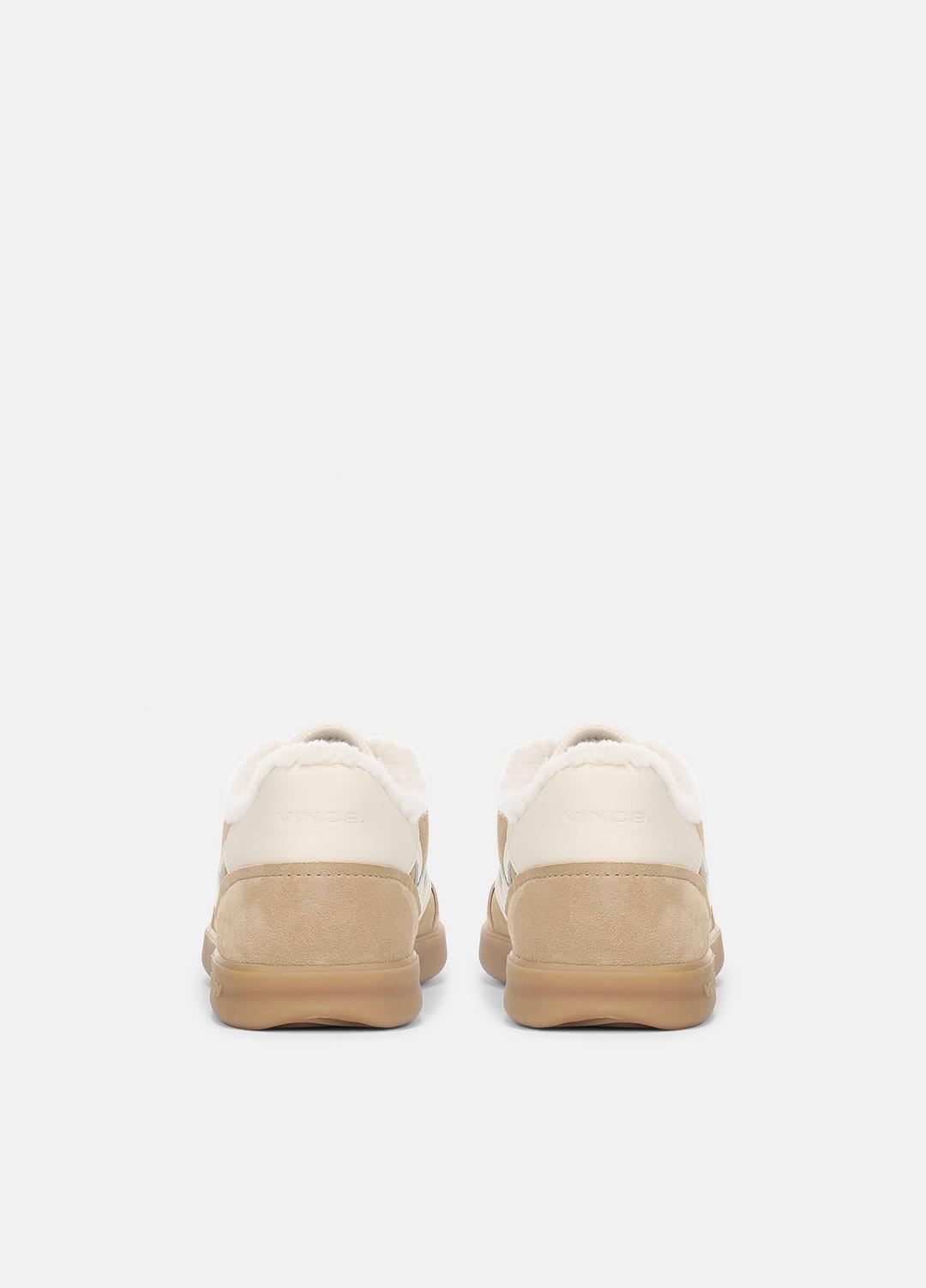 VINCE Women Oasis Suede & Shearling Sneaker in Sneakers