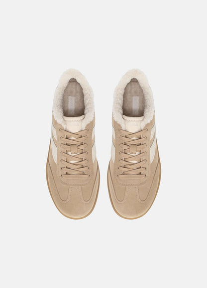 VINCE Women Oasis Suede & Shearling Sneaker in Sneakers