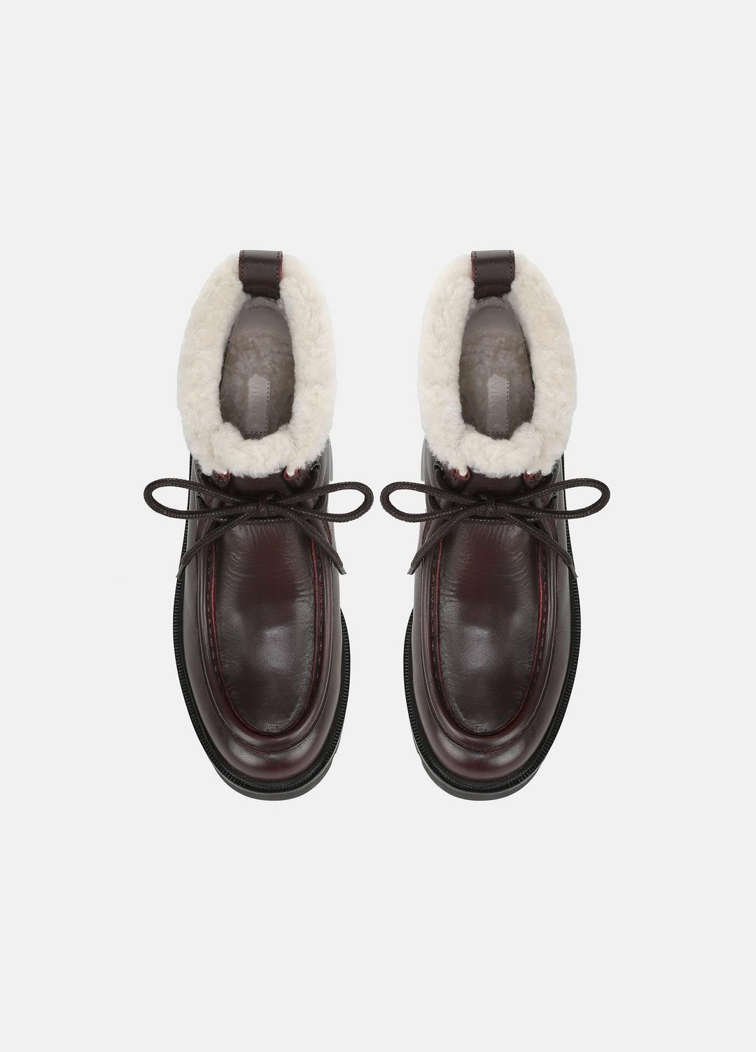 VINCE Women Sierra Shearling-Lined Lug-Sole Boot in Boots