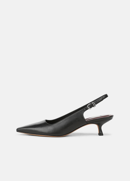 VINCE Women Sabra Leather Slingback Heel in Heels