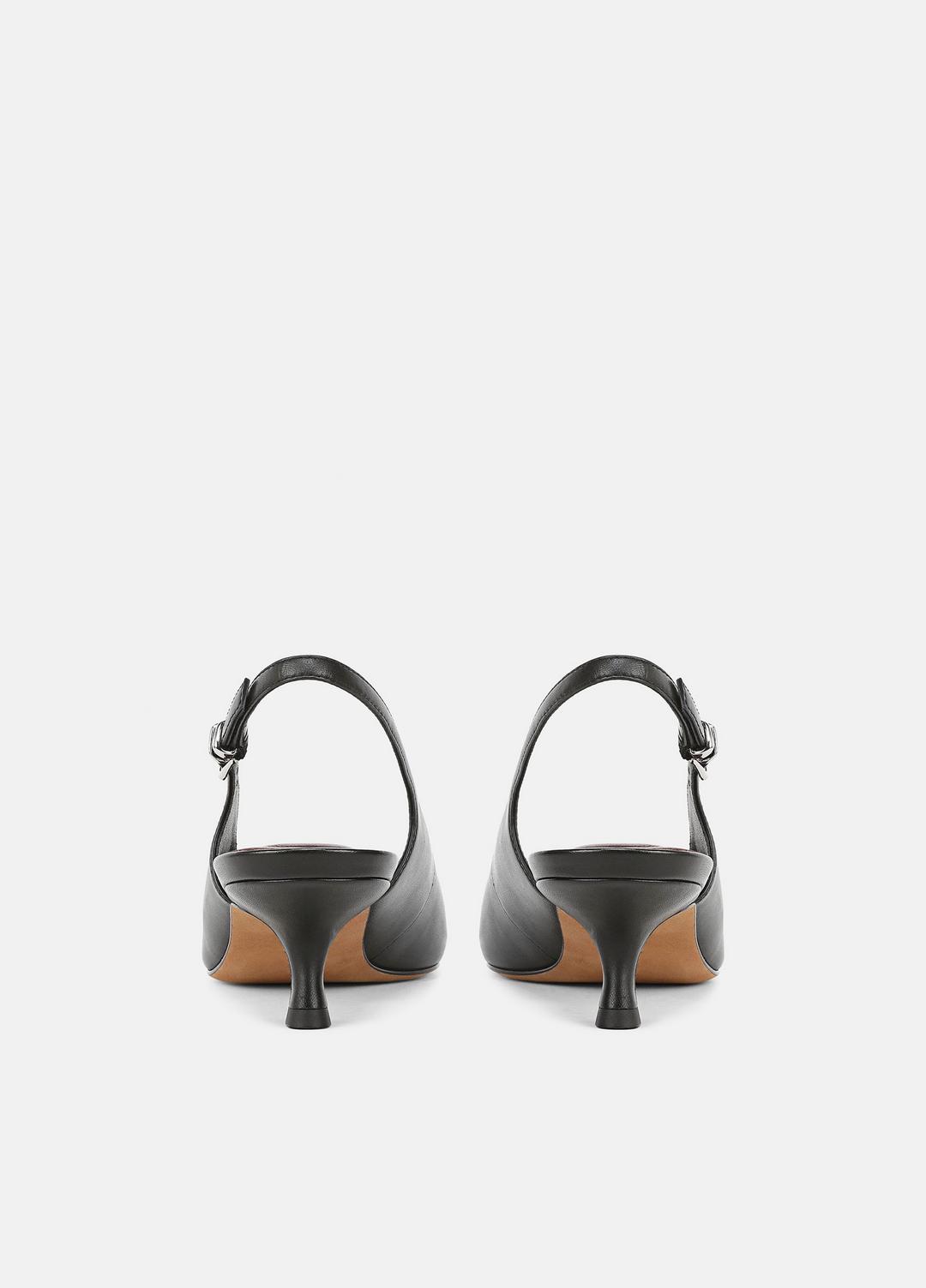 VINCE Women Sabra Leather Slingback Heel in Heels