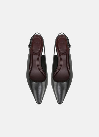 VINCE Women Sabra Leather Slingback Heel in Heels