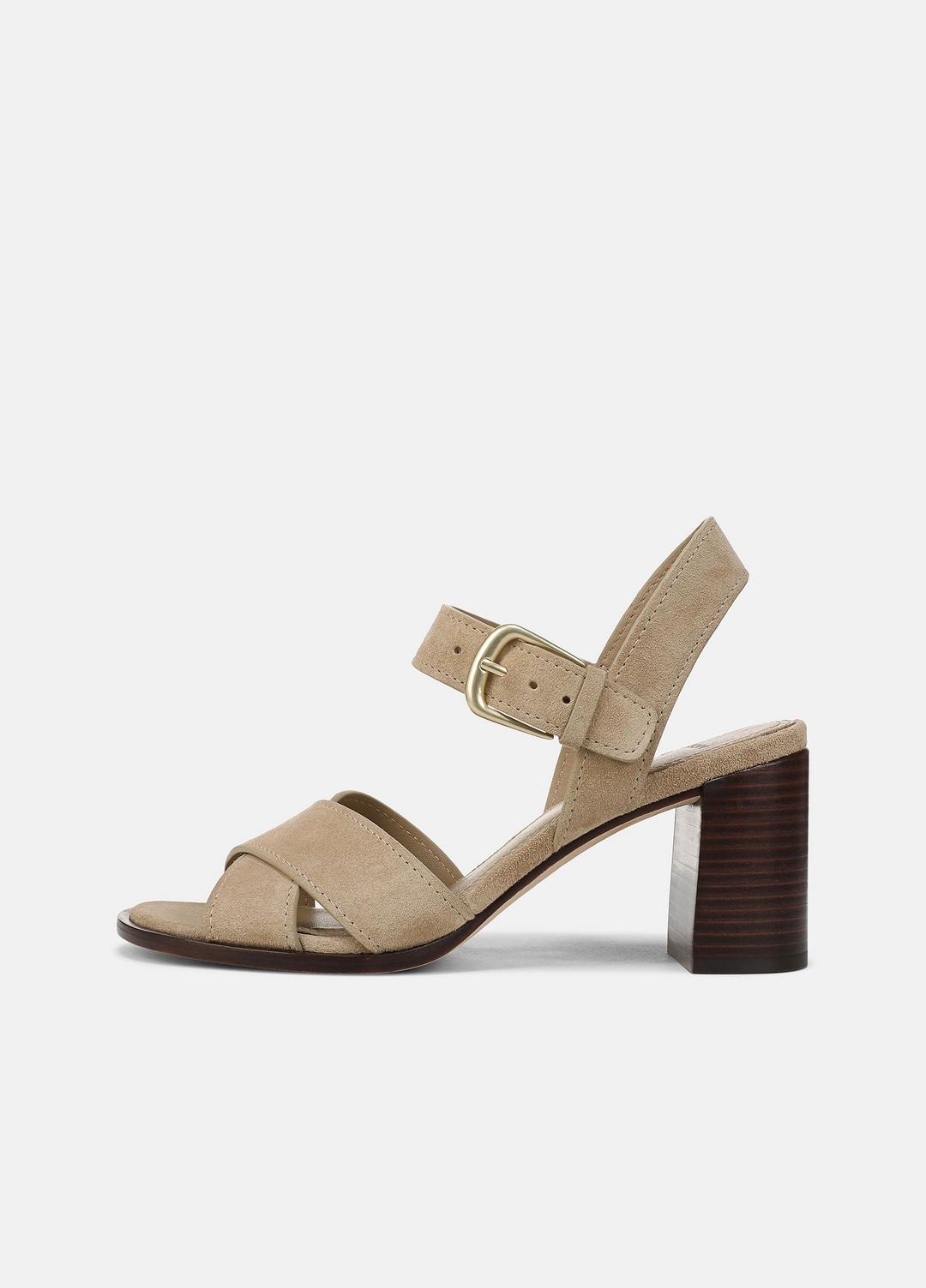 VINCE Women Salma Suede Heeled Sandal in Heels