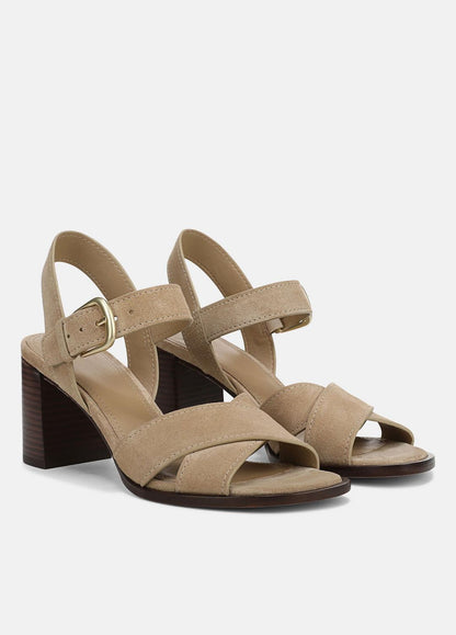 VINCE Women Salma Suede Heeled Sandal in Heels