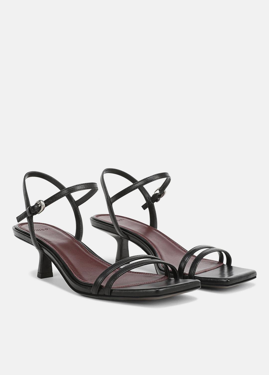 VINCE Women Tilda Leather Heeled Sandal in Heels