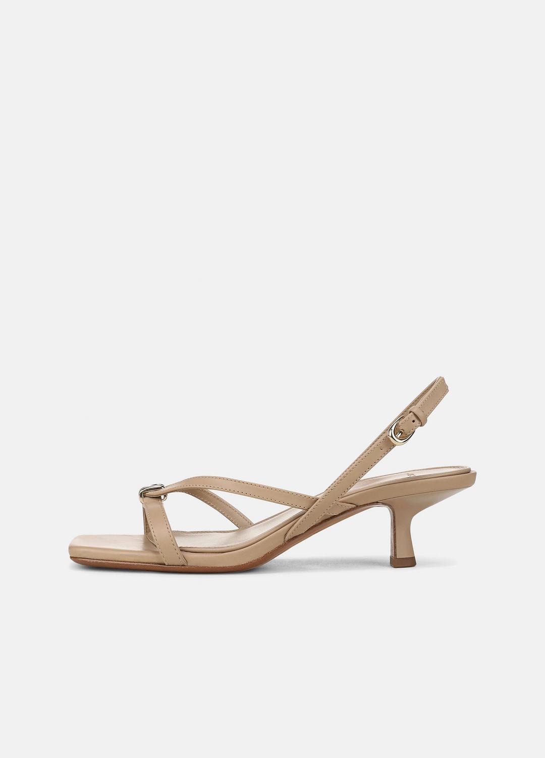 VINCE Women Tali Leather Slingback Sandal in Heels