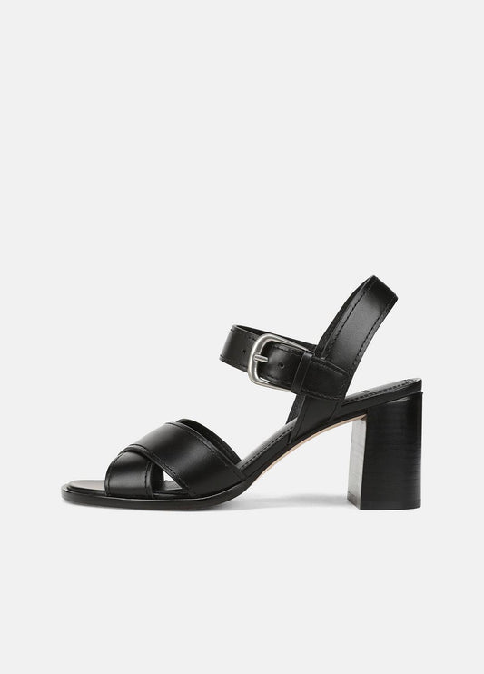 VINCE Women Salma Leather Heeled Sandal in Heels